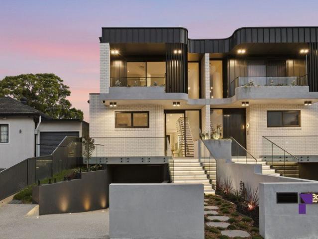 Brand new striking family home delivers state of the art family living/entertaining with basement parking