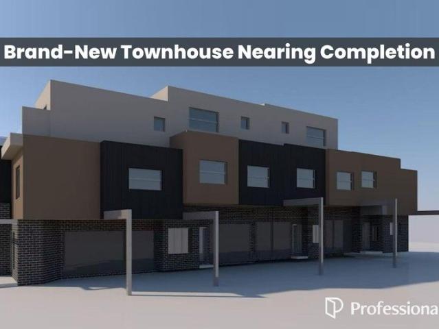 Brand New Townhouse Nearing Completion | Prime Location | Exceptional Value