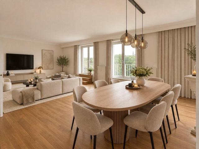 Brand new: Top floor apartment facing Astrid Park
