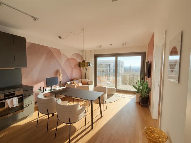 Brandneue 3 Zimmer Neubauwohnung mit Balkon in Top Lage!