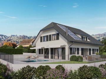 Brandneue freistehende Villa mit Pool und herrlichem Seeblick