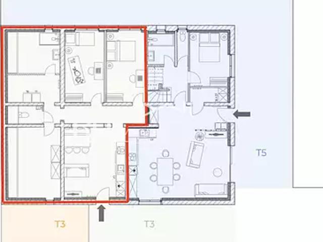 Bretignolles sur Mer 85470 Achat / Vente appartement 4 pièces t4
