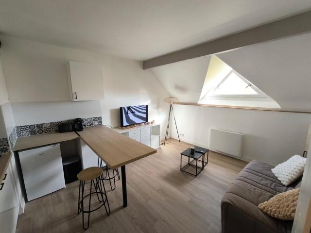 BRÉTIGNY SUR ORGE – STUDIO MEUBLÉ REFAIT À NEUF AVEC PARKING PRIVATIF