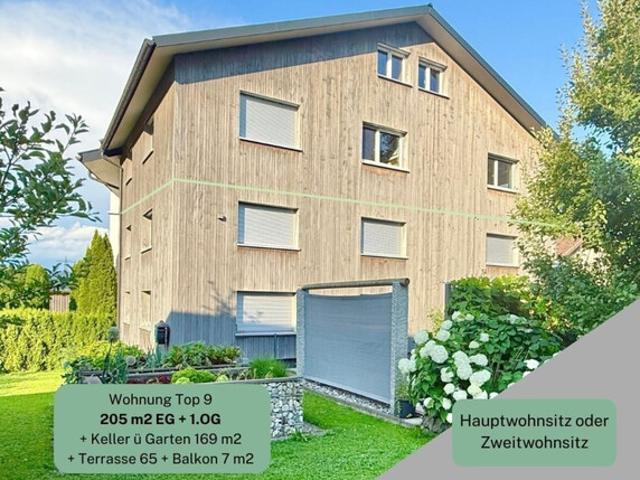 Bregenz: Langen: Wohnen mit Hauscharakter Garten Wohnung ca. 205 m2 Garten 169 m2