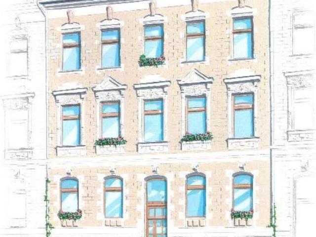 Breitscheidstr. 128, Wohnung 3 ~~~ Einbauküche, Balkon, Bad mit Dusche, Abstellraum im Treppenhaus