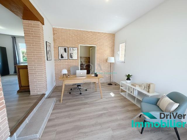 BRESSOLS – Maison de plain pied 107 m² sur terrain clos, garage 70 m²