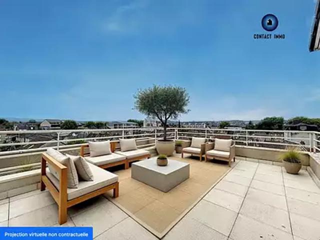 Brive la Gaillarde 19100 Achat / Vente appartement 5 pièces t5 au dernier étage terrasse