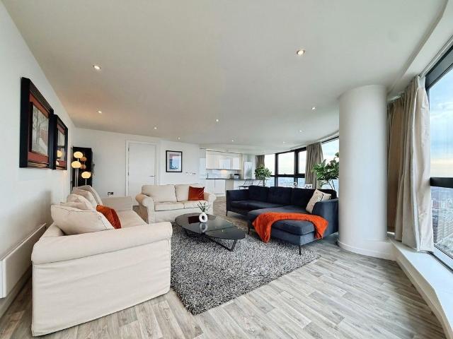 Bridgewater Place, Water Lane LS11, 2 bed penthouse to rent, £2,700 pcm | PrimeLocation