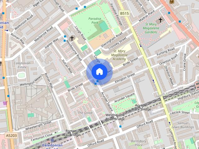 Bride Street, Lower Holloway, N7