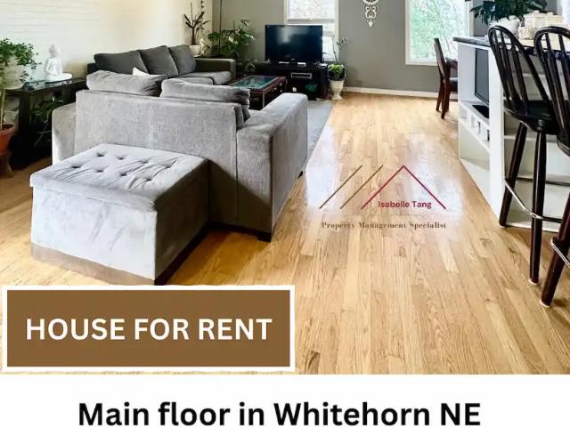 Bright 3 Bedroom Main Floor Bungalow with Solar Panels & Double Garage