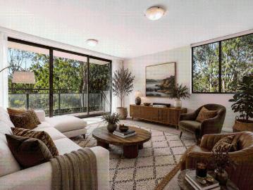 BRIGHT 3 BEDROOM APARTMENT IN A SECURITY BUILDING WITH DOUBLE GARAGE