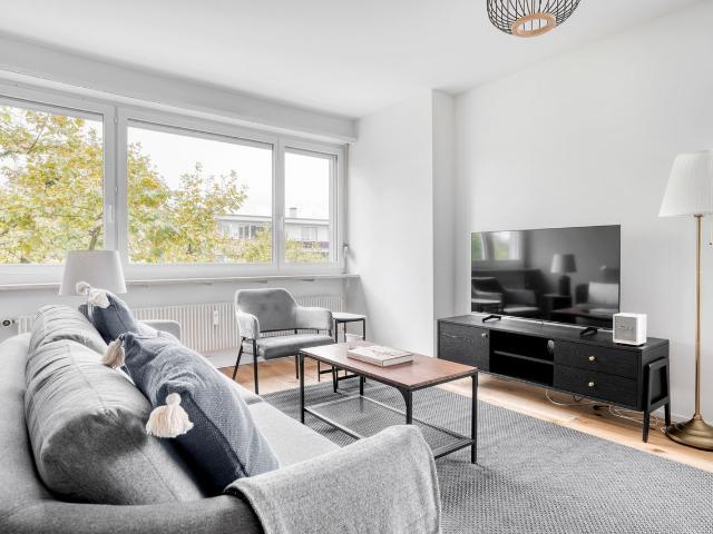 Bright 3 Bedroom Furnished Apartment in Am Ring, Basel Amsterdam Apartments for Rent