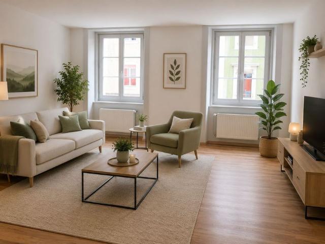 Bright 3 room apartment in the center of the village