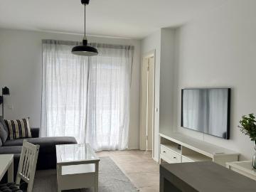 Bright 2 Room New Build Serviced Apartment in the DFB Founding House, Fully Furnished with a South Facing Balcony, Leipzig Amsterdam Apartments for Rent