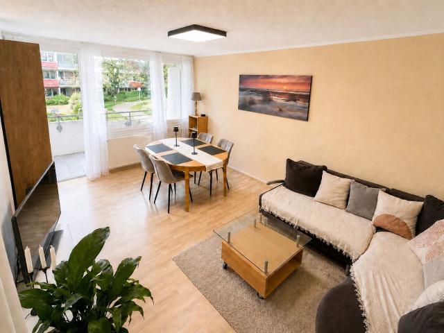 Bright 2 room apartment with 2 loggias, pet friendly and all inclusive, near the university hospital Freiburg im Breisgau