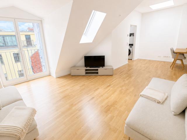 Bright 5 Room Penthouse with Stunning Rooftop Terrace At Ring Bahn