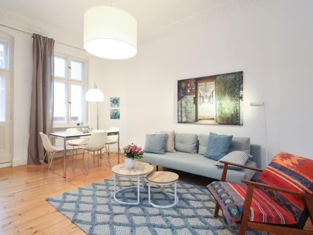 Bright and modern furnished 2 room apartment in Charlottenburg, Spree proximity