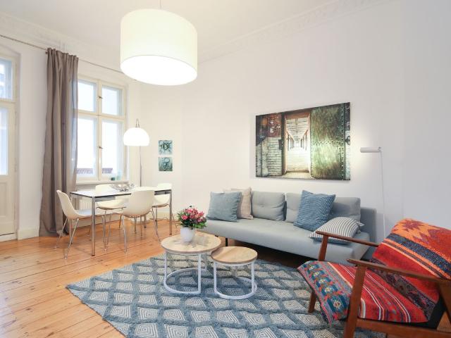 Bright and modern furnished 2 room apartment in Charlottenburg, Spree proximity, Berlin Amsterdam Apartments for Rent