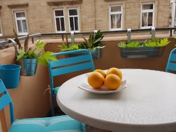 Oberer Schlossgarten, Kernerviertel - Balkon