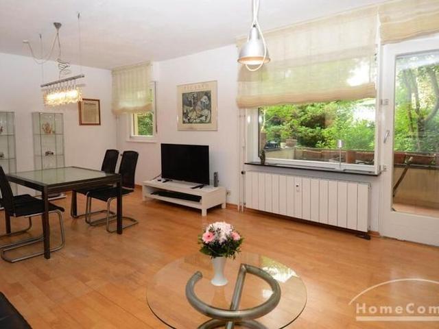 Bright and Stylish Furnished Apartment with Large Balcony and Garden Views