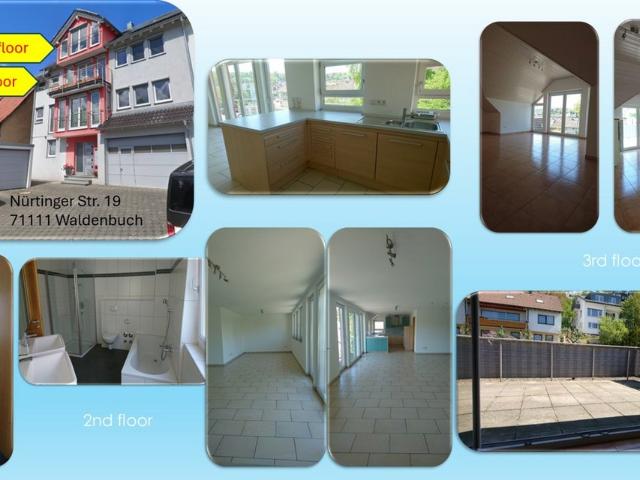 Bright and Spacious Apartment 196 sqft for Rent – 4 Bedrooms, Rooftop Terrace and 2 Garages