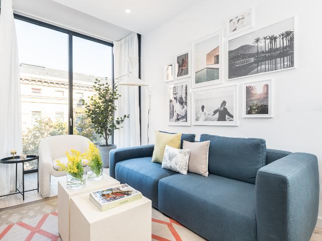 Bright apartment with shared roof terrace