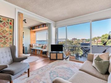 Bright apartment with water views