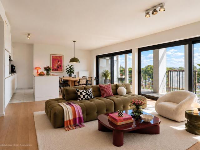 bright apartment with terrace near Markgrave
