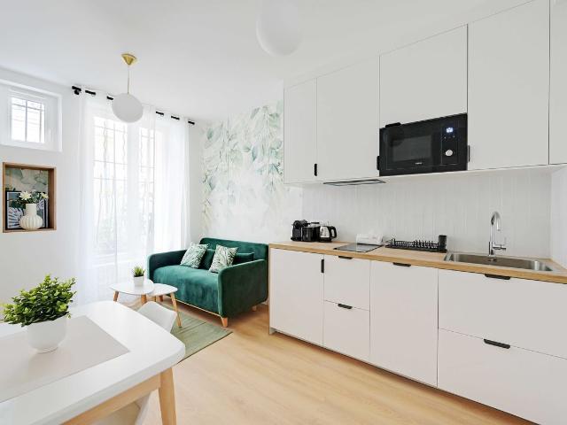 Bright Apartment 1BR/2P Parc de la Villette, Paris Amsterdam Apartments for Rent