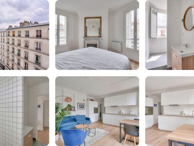 Bright apartment 47 m2 Batignoles