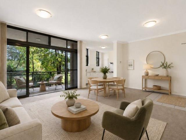 Bright Ground Floor Apartment with Private Leafy Outlook