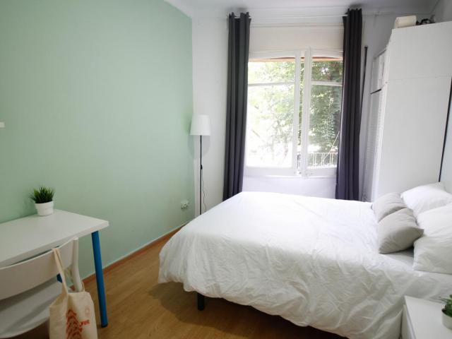 Bright double bedroom near the Sant Andreu metro