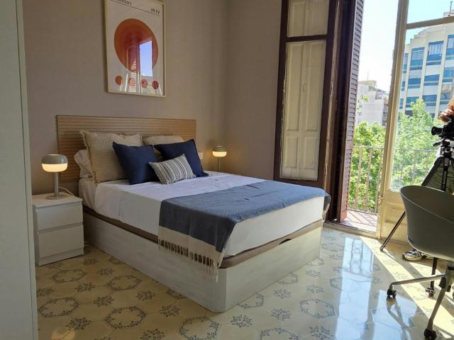 Bright double bedroom near the Tetuan metro