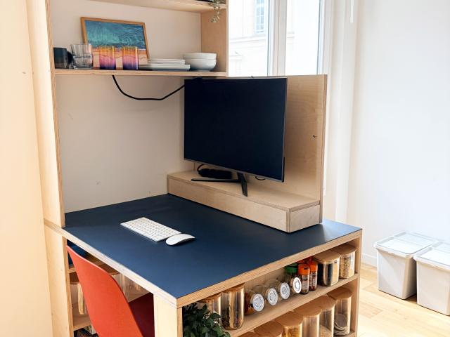 Bright Fully Furnished 1 Bedroom Apartment in the Heart of Jules Joffrin – Quiet, Renovated & Move In Ready