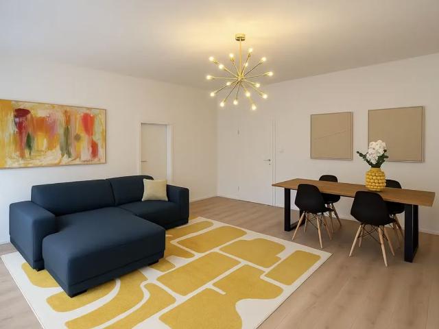 Bright, Fully Renovated 3 Room Apartment with Balcony – First Occupancy, Munchen Amsterdam Apartments for Rent