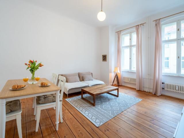Bright One Bedroom Apartment in the Heart of Berlin Friedrichshain, Berlin Amsterdam Apartments for Rent