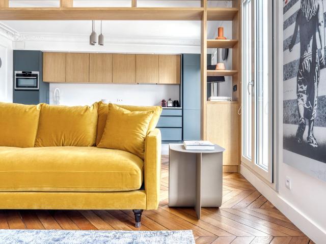 Bright & Modern Two Bedroom in Rochechouart, Paris Amsterdam Apartments for Rent