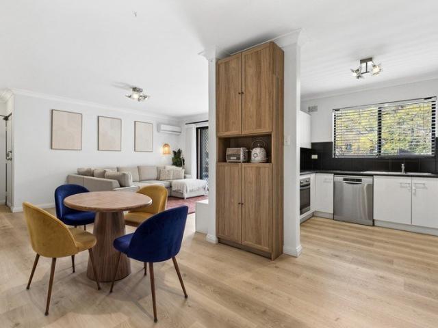 Bright north facing apartment of superb convenience