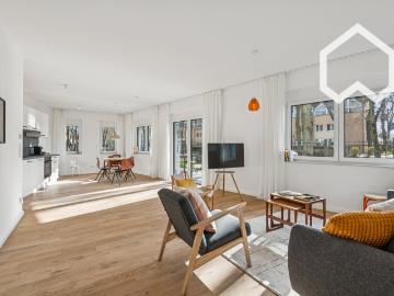 Furnished 3 Room Ground Floor Apt with Terrace | Nature by Lake Dämeritz | 88m² | S3 25 min to Ostkreuz