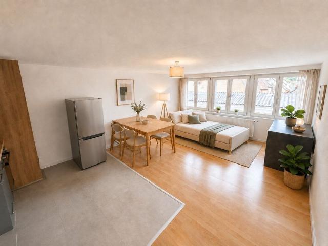 Bright studio of approx. 25 m2 with a view of the castle