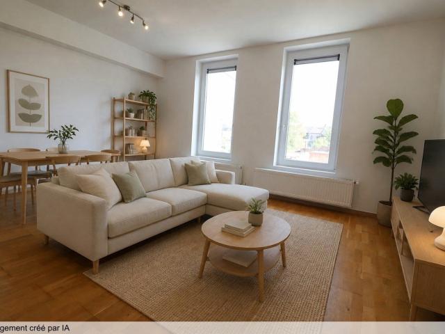 Bright studio apartment in excellent condition for rent