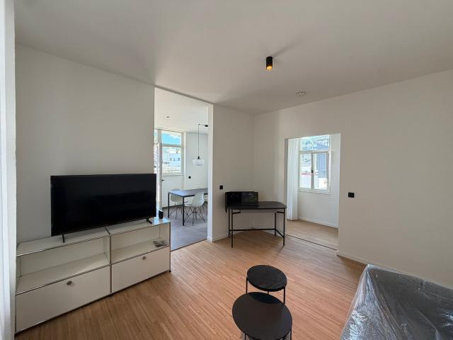 Bright period apartment with a beautiful living area