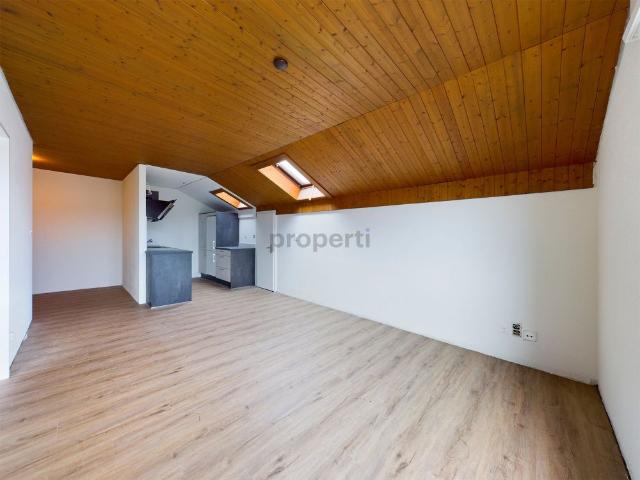 Bright rooms, open kitchen and parking included