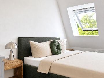 Bright Top Floor Apartment with Loggia and Green Views