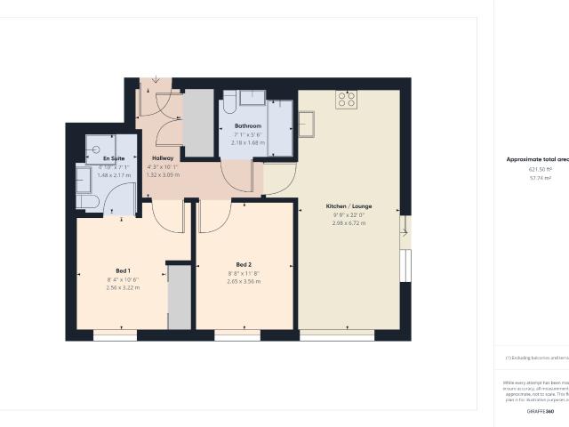 Bright Two Bedroom Apartment with Balcony in Hemel Hempstead Town Centre