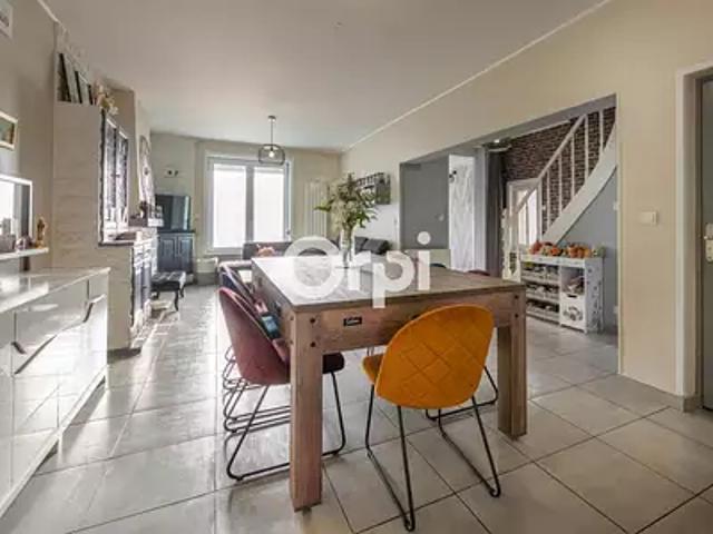 Bruay sur l'Escaut 59860 Achat / Vente maison 4 pièces t4 jardin terrasse