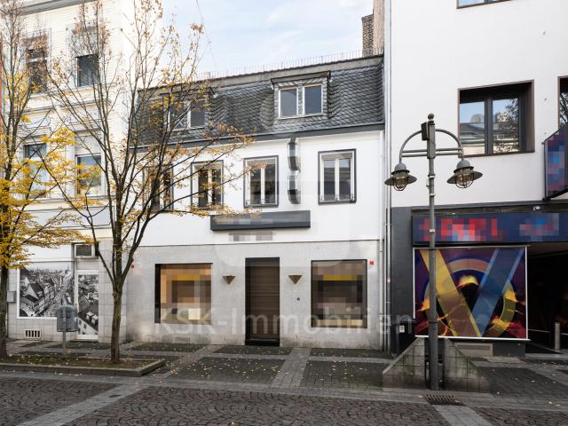 Brühl Zentrum: Ein Wohnhaus und ein Geschäftshaus gut vermietet, direkt in der Fußgängerzone!