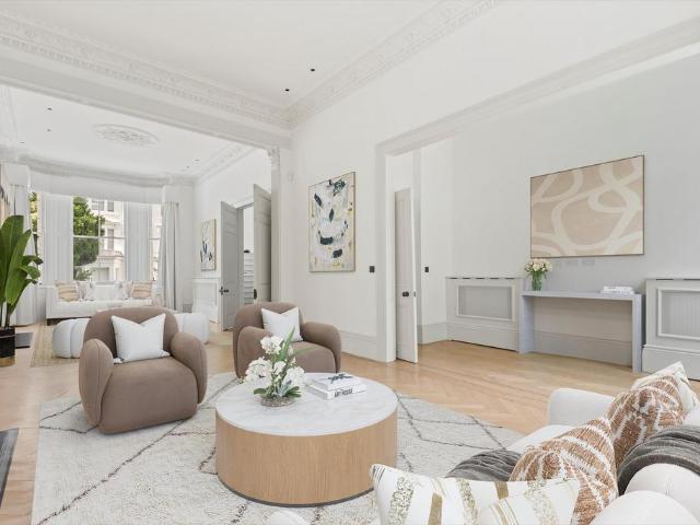 Brunswick Gardens, Kensington. 5 bed semi detached house to rent £35,750 pcm £8,250 pw