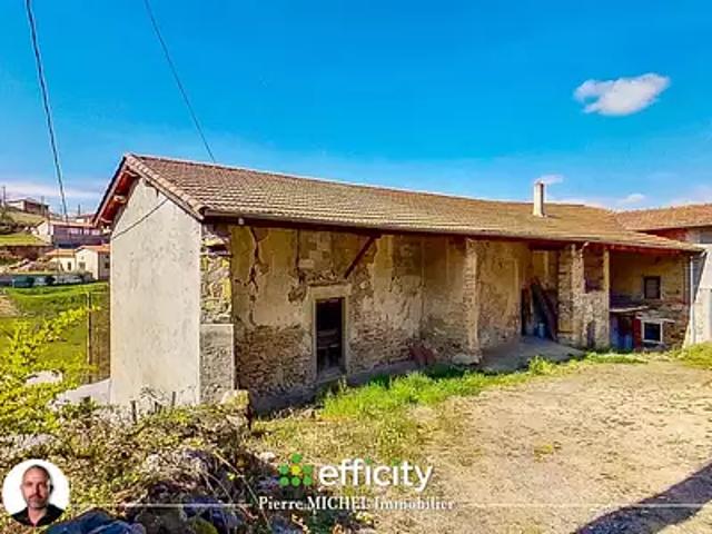 Courzieu 69690 Achat / Vente maison 2 pièces t2 jardin cave