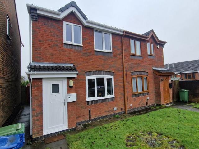 Bryans Way, Littleworth, Cannock. 2 bed semi detached house to rent £895 pcm £207 pw